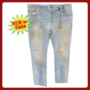 John Varvatos JV 702 Slim Fit Jeans Size 36 Blue Steel NWT